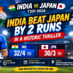 India vs Japan T20I 2026