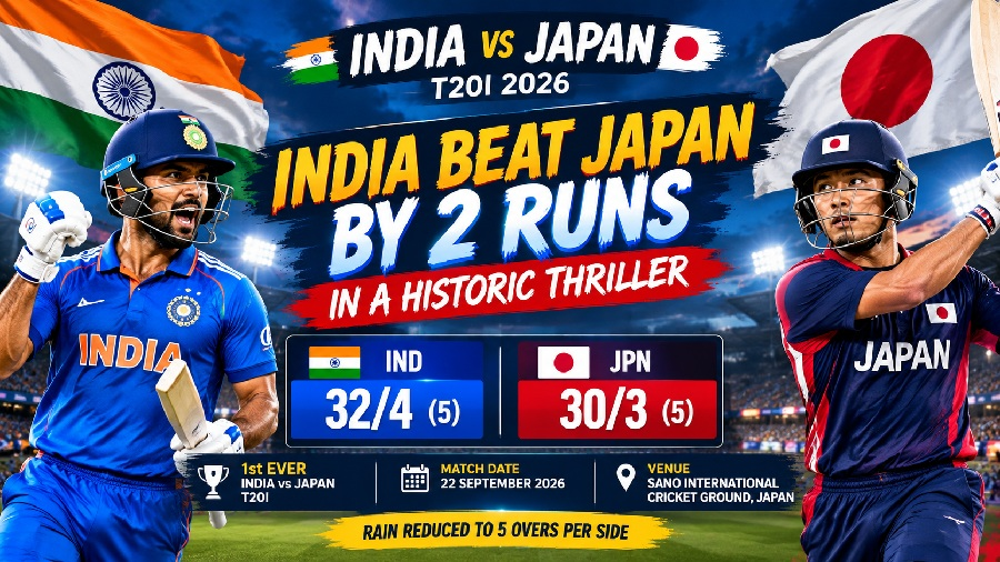 India vs Japan T20I 2026
